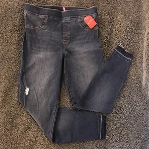 Spanx Blue Pull-on Jeans Size L